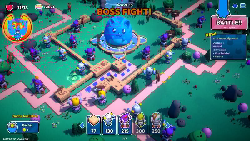 Sushi Cat Tower Defense